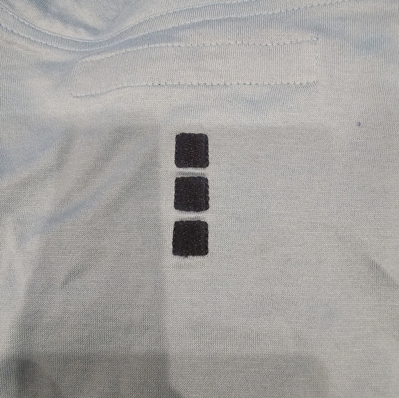 Jamie Sadock Top 1/4 Zip Pullover Golf Long Button Sleeve Tennis Blue Tie Dye M - Picture 9 of 13